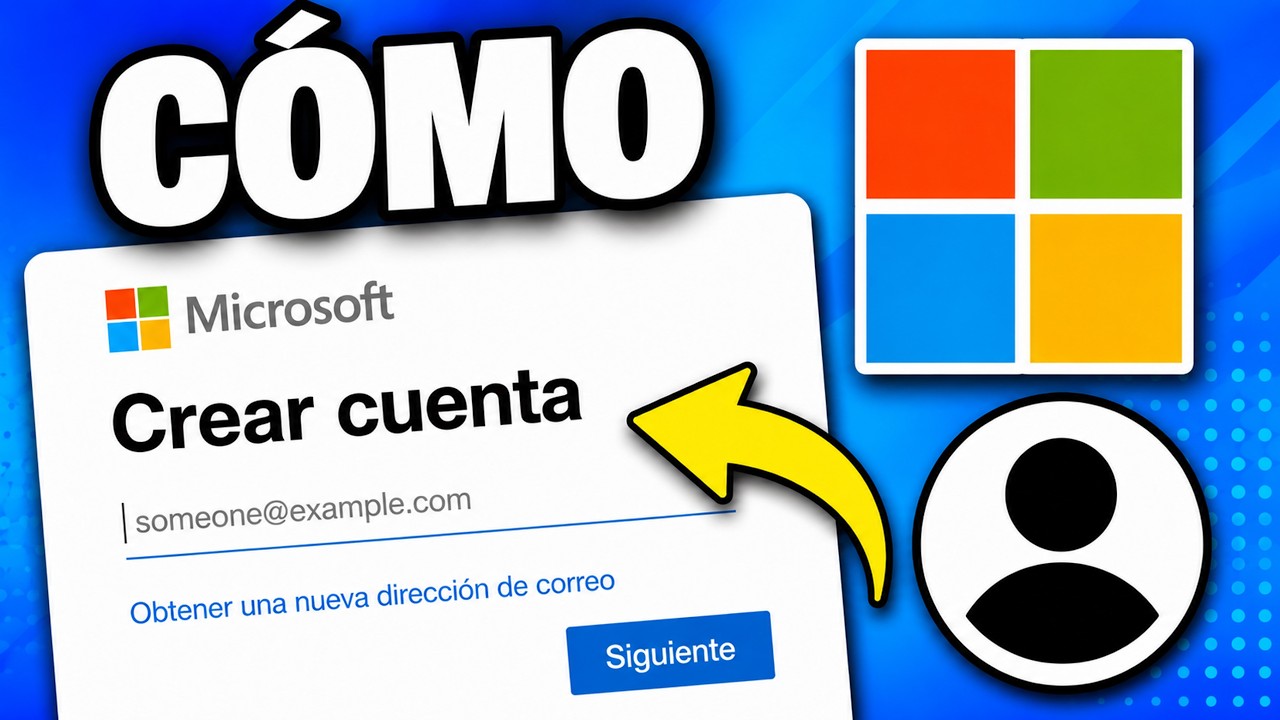 Cómo Crear una Cuenta de Microsoft en PC y Laptop | Guía Paso a Paso✅