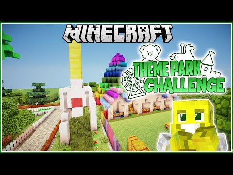 Unicorns & Planets! | Minecraft Theme Park Challenge | Ep.7
