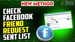 How to check Facebook Friend Request sent list 2024