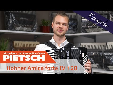 Akkordeon - Hohner Amica forte IV 120 - Klangprobe