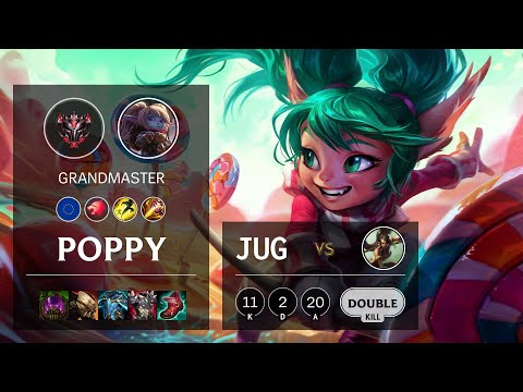 Poppy Jungle vs Nidalee - EUW Grandmaster Patch 11.7