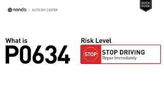 Interpretación dtc p0634