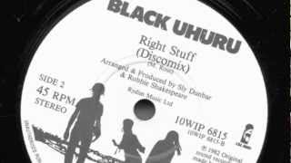 Black Uhuru - "Right Stuff (Discomix)" 10"  (1982)