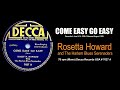 COME EASY GO EASY (1939) - Rosetta Howard and The Harlem Blues Serenaders