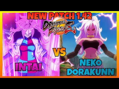 DBFZ 1.42 - INTAI vs NEKODORAKUNN games (Jiren, Labcoat 21, SSJ Goku vs Gogeta Blue, Beerus, A. 21)