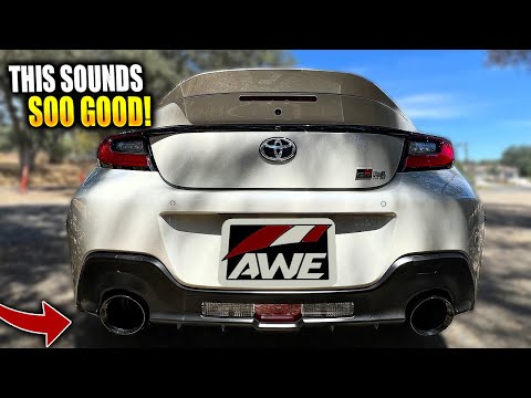 NEW EXHAUST IS SOO LOUD! | AWE Track Edition Exhaust (2022 GR86/BRZ)