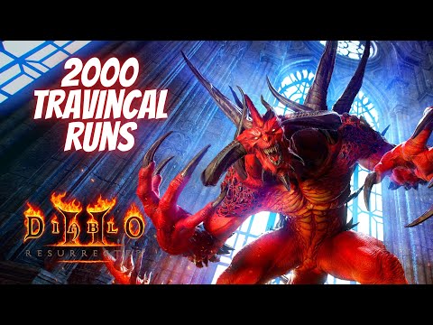 D2R : 2000 Travincal Runs - Unique Items, HRs (Jah + Ber Dropped) FoH Paladin