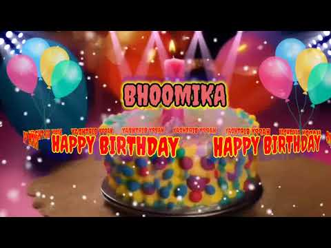 BHOOMIKA Happy Birthday Song..,
