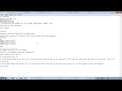 SMBX (super mario bros x) tutorial : NPC bosses with different HP