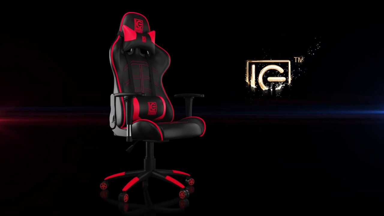 LC-Power Chaise de gaming LC-GC-1 Noir/Rouge
