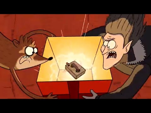 Regular Show The Christmas Special Fight Scene!