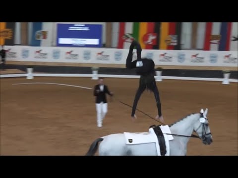 Deutsche Jugendmeisterschaft München 2023 - Einzelvoltigieren - Arne Heers