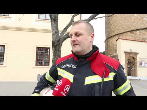 Izbio požar u zgradi Zagrebačke nadbiskupije