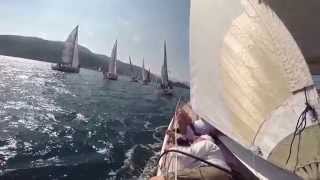 preview picture of video 'Epic fail at starting line Marmaris Race Week 2014'