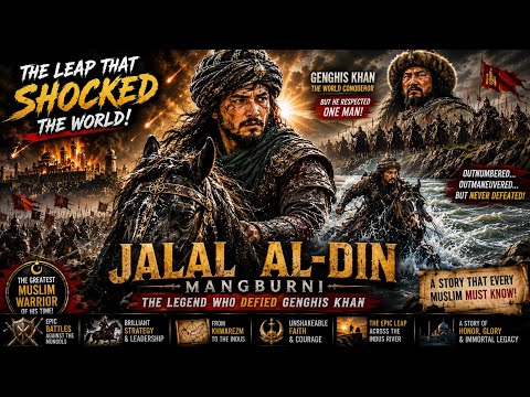 ⚔️🔥 JALAL AL-DIN: The Warrior Who Defied Genghis Khan 🐎 | The Epic Leap Across the Indus 🌊