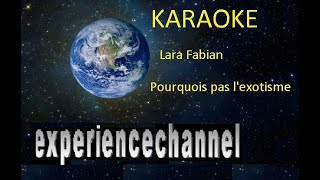 KARAOKE Lara Fabian - pourquois pas l&#39;exotisme