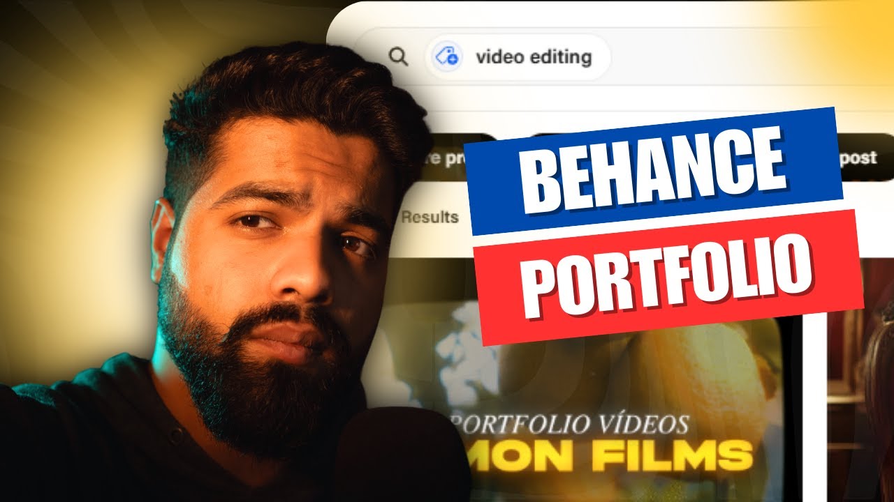 Create a STUNNING Video Editing Portfolio on Behance in 2025