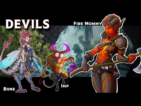 Why you should play Devils, Karlach and Bone devils in 5e and 2e