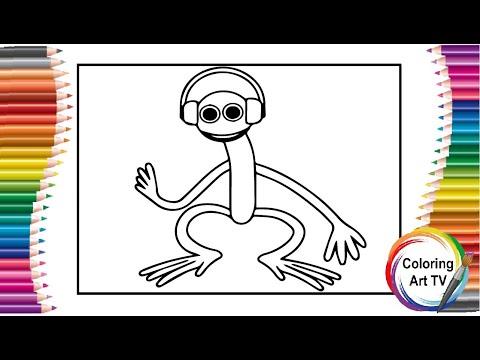 Purple Rainbow Friends Coloring Pages _Rainbow Friends Coloring Pages #60