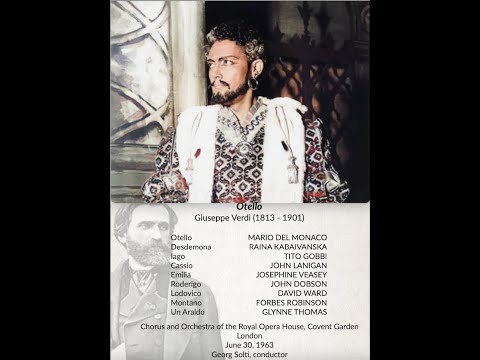 Mario Del Monaco Ora e Per Sempre Addio Live 1962 Londra (Otello)