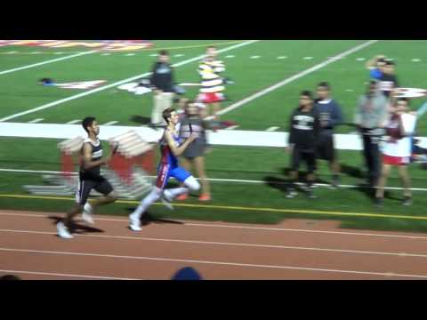 Boys 4x400m vs Servite & Rosary 3-9-16 - Los Alamitos Boys