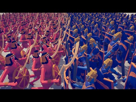 250x EGYPTIAN WARRIORS vs 250x HASTATI - Totally Accurate Battle Simulator