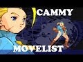 Street Fighter Alpha 3 Cammy Move List