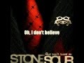 Stone Sour-Hesitate Lyric video 
