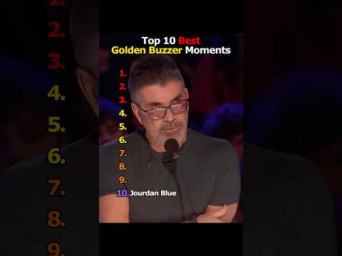 Top 10 best golden buzzer moments #singing #top10 #voice #agt #goldenbuzzer #jourdanblue