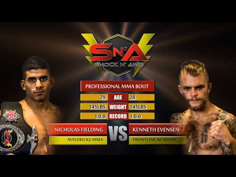 Shock N Awe 26 - Nicholas Fielding vs Kenneth Evensen Pro MMA