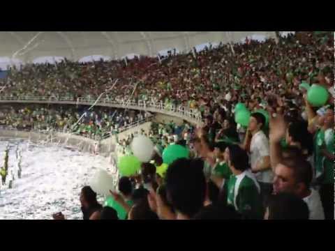 "FRENTE RADICAL VERDIBLANCO - Salida equipo rolliza - Cali mi buen amigo - CALI 3-1 nacional" Barra: Frente Radical Verdiblanco &bull; Club: Deportivo Cali &bull; País: Colombia