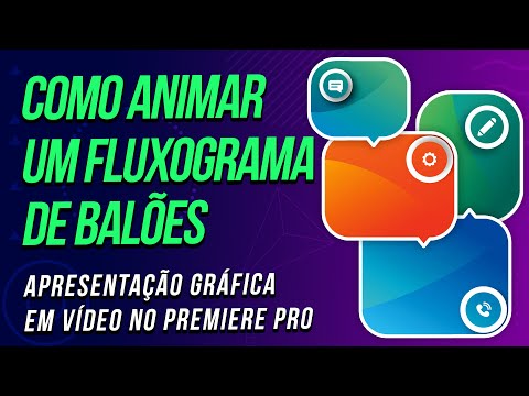 Adobe Premiere Pro - Como Animar um Fluxograma de Balões