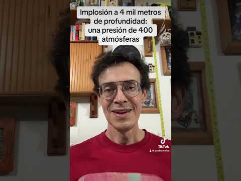Implosión a 4 mil metros de profundidad: una presión de 400 atmósferas