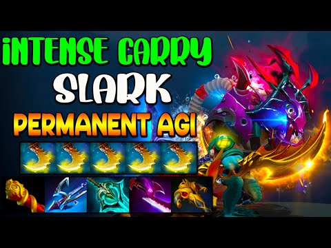 INTENSE CARRY - SLARK - INSANE PERMANENT AGILITY STEAL - DOTA 2 GAMEPLAY