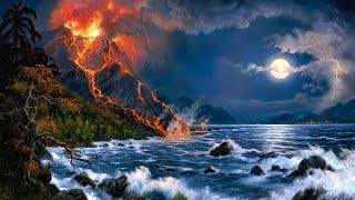 Santana Moon Flower*Flor de Luna*Ocean Paintings