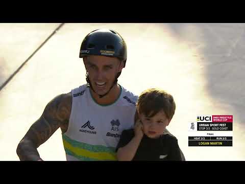 Logan Martin - 1st place | Men's Final | UCI BMX Freestyle World Cup, Gold Coast