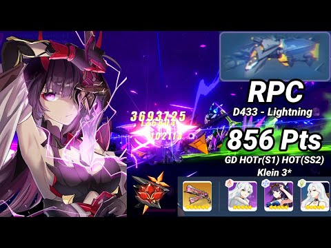 Redlotus D433: RPC (Lightning) 856 Pts - GD HOTr(S1) HOT(SS2) Klein 3* | Honkai 6.4