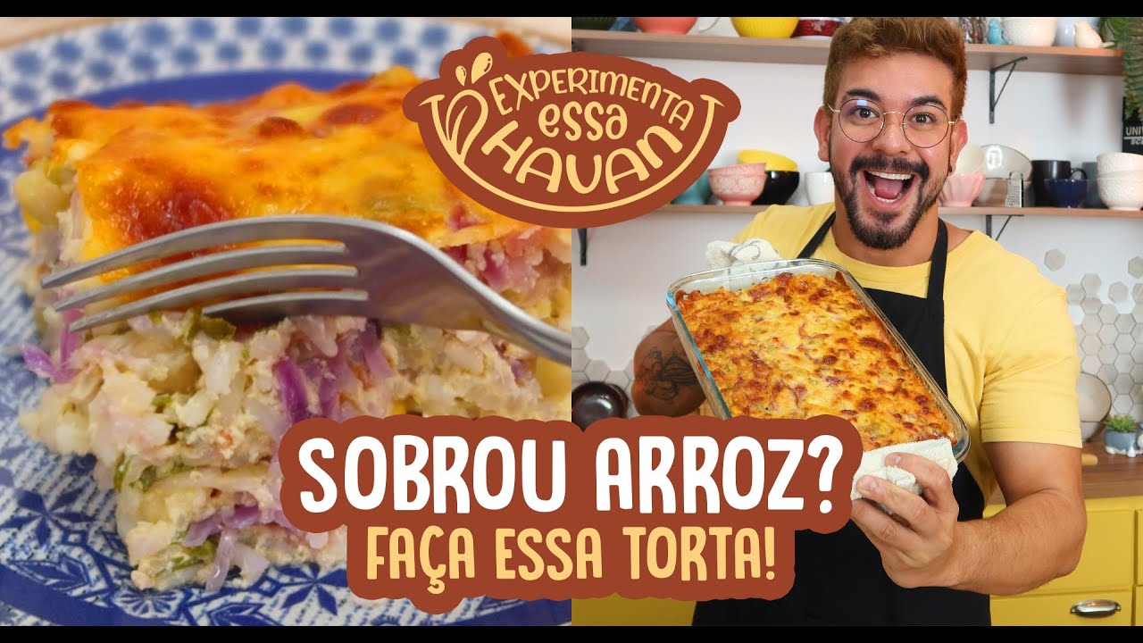 COMO FAZER: TORTA DE ARROZ FÁCIL E RÁPIDA | HAVAN