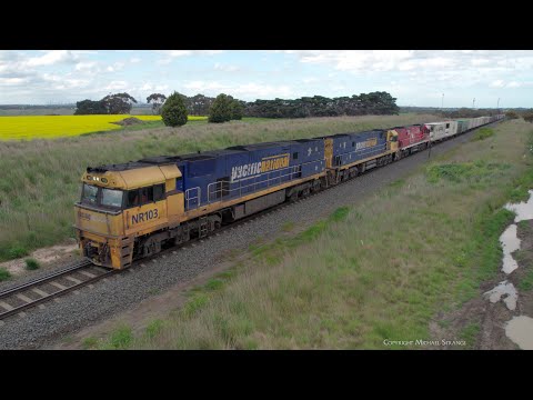 6MP4 TOLL / Pacific National Intermodal Container Train (30/9/2022) - PoathTV Australian Railways