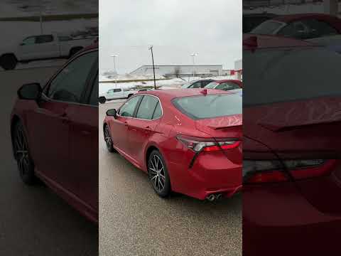 2024 Toyota Camry in Red for sale at Forbes Waterloo Toyota in Waterloo, ON