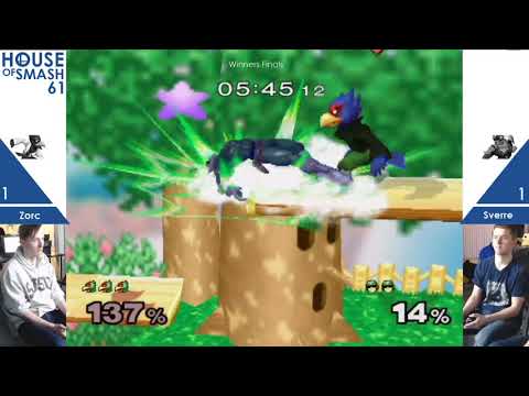 House of Smash 61 - Zorc vs Sverre - Winners Finals - Melee Singles