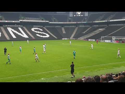 Women football match at MK Dons Stadium