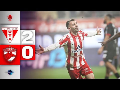 REZUMAT UTA - Dinamo 2-0. ”Câinii” au ratat șansa să urce pe primul loc în SuperLigă