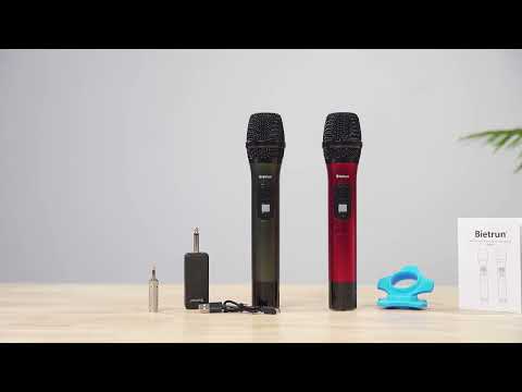 How to proper use and trouble clearing of Bietrun Wireless Microphone(WXM02,WXM04 )