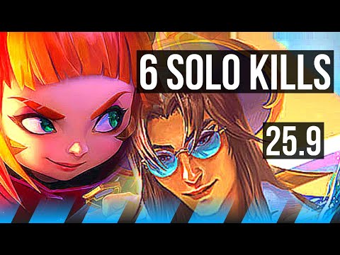 ANNIE vs YONE (MID) | 12/1/7, 6 solo kills, Legendary | KR Master | 25.9