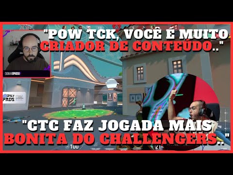 SPACCA TILTA COM TCK E CTC FAZ ACE MAIS BONITO NO CHALLENGERS BRAZIL