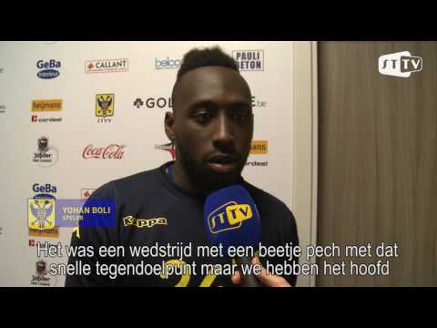 Een tevreden Boli na STVV- Waasland Beveren