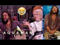 Aquaman Cast Funniest Moments | Jason Momoa Pulled a Prank on Amber Heard | 2018