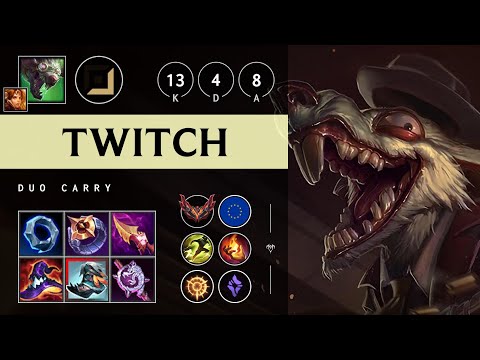 Twitch ADC vs Lucian - EUW Grandmaster Patch 25.17