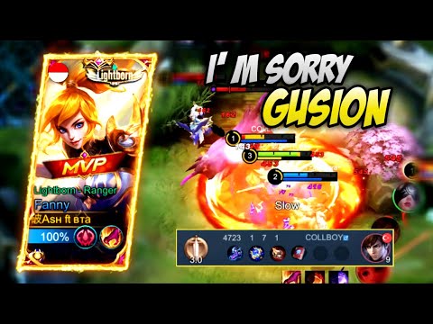 FANNY AGGRESSIVE GAMEPLAY MAKE ENEMY HYPER AUTO BROWN | BEST FANNY EMBLEM AND BUILD SETTING | MLBB